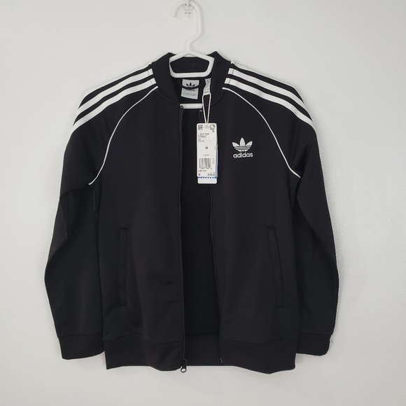 Adidas youth classic black track jacket - Picture 3 of 8